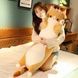 Мягкая игрушка-подушка Кот Батон обнимашка 110см Коричневый
