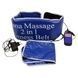 Пояс-массажер для похудения с функцией подогрева SAUNA MASSAGER 2IN1 FITNESS BELT Синий