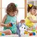 Інтерактивний вихованець з рухами та звуками Цуценя з перенесенням 2АА RA 001-12 Сірий з білим