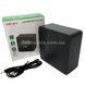 Часы сетевые белая подсветка (корпус черный) от USB VST-872-6