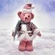 Новогодняя декоративная игрушка C 67834 "Мишка" высота 28см