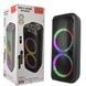 Колонка беспроводная с RGB подсветкой 50Вт Bluetooth, AUX, USB SPS ZQS10209 Черная