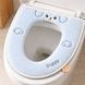 Чехол-сидение на унитаз с вышивкой Puppy Toilet seat cover AND 01 Р Голубой