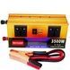 Преобразователь напряжения с 12V/24V-220V 3500W с дисплеем EYURAN EY-3500W Оранжевый