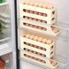 Органайзер для хранения яиц в холодильнике Plastic shelving AND XL-994 4-ярусный Желтый