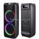 Колонка беспроводная с RGB подсветкой 50Вт Bluetooth, AUX, USB SPS ZQS10209 Черная