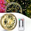 Гирлянда универсальная линейная Роса 200м 2000LED от 220V с пультом IP44 Зеленая проволока,теплый свет