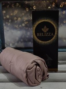 Простирадло на гумці з наволочкою Belizza Gul 100х200см Сатин