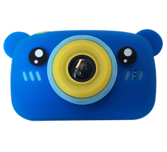 Дитячий фотоапарат у чохлі Ведмедик Camera Синій
