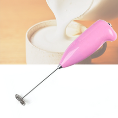 Миксер для молока латте-мейкер Розовый