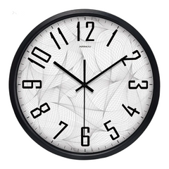 Часы настенные круглые бесшумные LP70 Абстракция