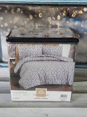 Постельное белье Cotton collection 41846 Фланель Хлопок Полуторный размер