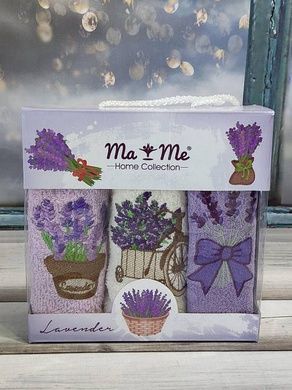 Полотенца кухонные Mame Lavanta 30х50см Махра набор 3 шт