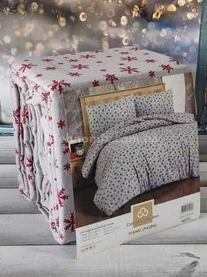 Постельное белье Cotton collection 41846 Фланель Хлопок Полуторный размер