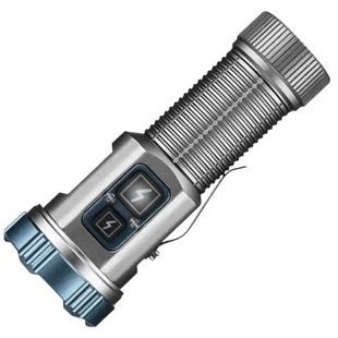 Ліхтар ручний акумуляторний YEMAO YM-F555X 5P35+4LED RED+BLUE Сірий