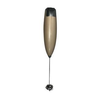 Електричний капучинатор для молока Milk Frother Бежевий із сірим