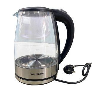 Электрочайник стеклянный Walesberg KK-1134 1.8л 2000W Черный