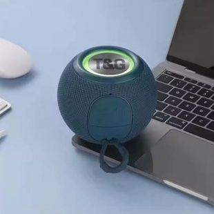 Колонка Bluetooth куля з функцією speakerphone з радіо TG337 Синя