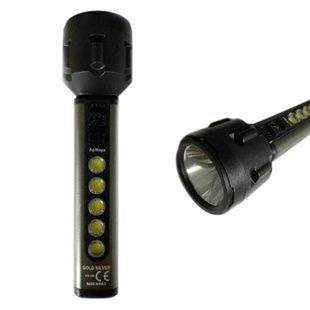 Ліхтарик ручний акумуляторний Gold Silver GS-220 Чорний