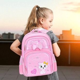 Комплект шкільний 3в1 Рюкзак 31х12.5х44см, сумка 25х6.5х34 см, пенал 10*4*22,5см C 72820 Рожевий з принтом