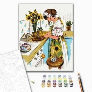 Картина за номерами Домашній затишок &copy; Alla Berezovska BS53729