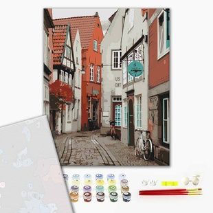 Картина за номерами Вуличками Бремена BS53286