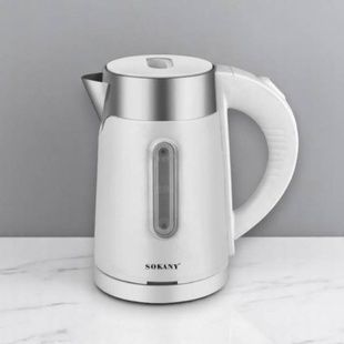Электрочайник 1л Sokany SK-0808 Белый