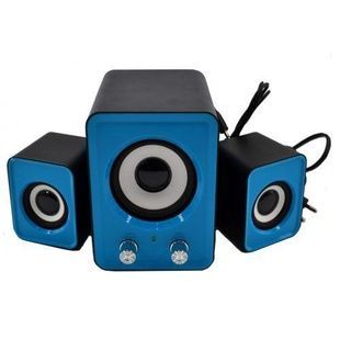 Колонки для комп'ютера 2.1 Mini IS-12 Сині