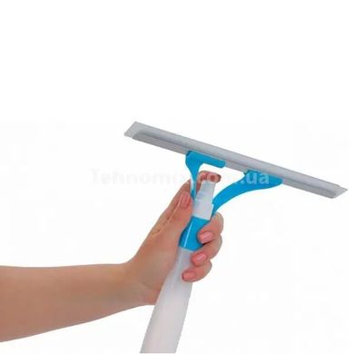 Щітка для миття вікон Economix Cleaning з пульверизатором (водозгін, стяжка)