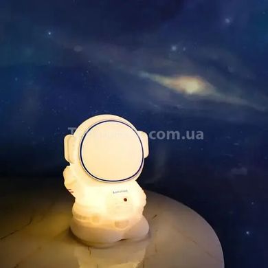 Ночник силиконовый Космонавт Теплый Белый