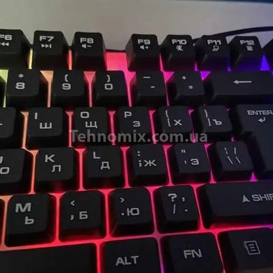 Набір клавіатури та миші KT-288 (з підсвічуванням RGB/російська клавіатура)