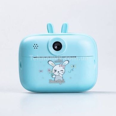 Фотоаппарат моментальной печати Зайчик Print Camera MA458 Голубой