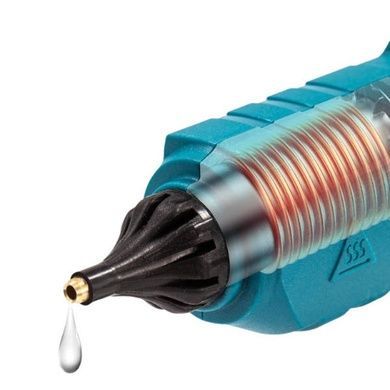 Клеєвий пістолет гарячий акумуляторний +2 АКБ 21V Li-ion Battery Glue Gun Синій