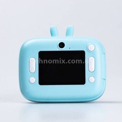 Фотоаппарат моментальной печати Зайчик Print Camera MA458 Голубой