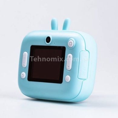 Фотоаппарат моментальной печати Зайчик Print Camera MA458 Голубой