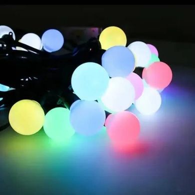Гирлянда линейная внутренняя Шарики 10M 510LED USB AND 93-5 Черный провод, мультиколор