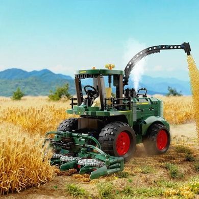 Конструктор Комбайн 1220 деталей T 3143 Зеленый
