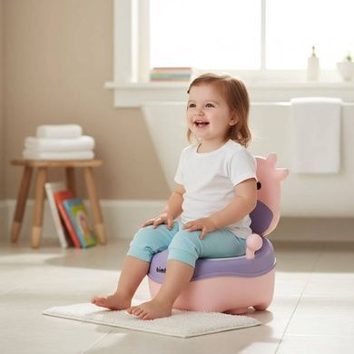 Горшок детский Bimbo 3054-16 Коровка Розовый