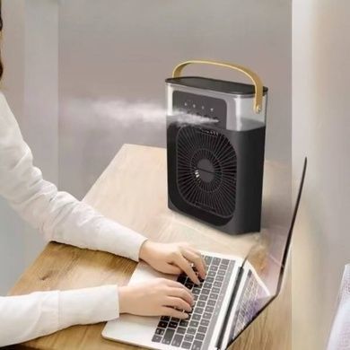 Кондиционер портативный переносной с резервуаром 350мл Artic Air Cooler Fan ICE 5130 Черный
