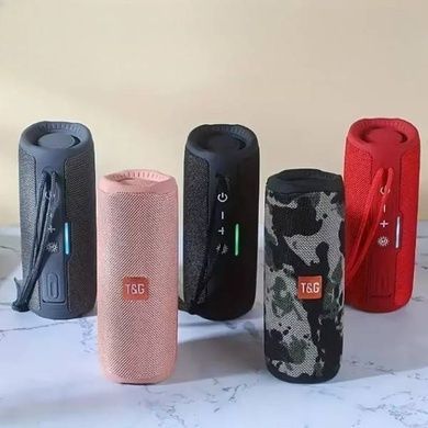 Bluetooth-колонка акумуляторна 1200mAh 66x68x171,5мм TiG TG365 Червона