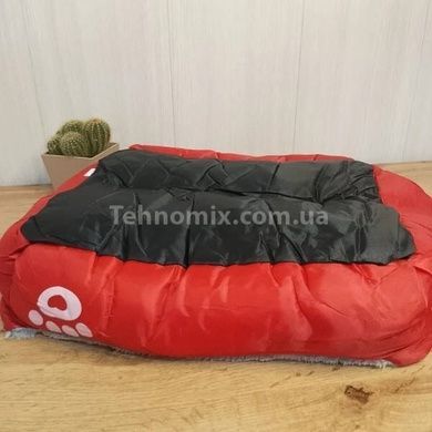 Лежанка пуфик для питомцев прямоугольная S 48*40см Красная