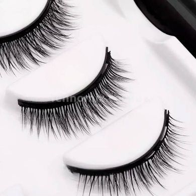 Ресницы накладные магнитные false eyelashes AND 5509 Черные