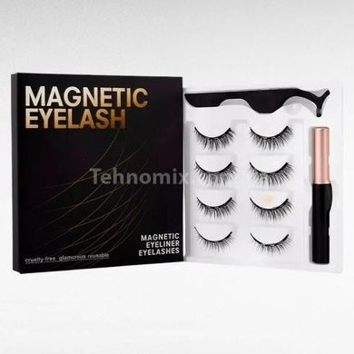 Ресницы накладные магнитные false eyelashes AND 5509 Черные