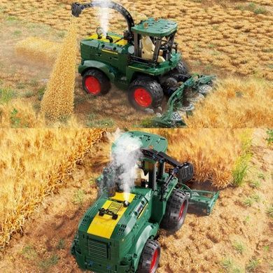 Конструктор Комбайн 1220 деталей T 3143 Зеленый