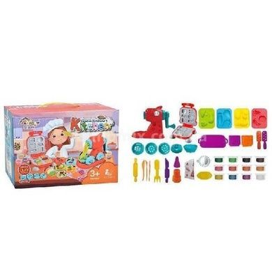 Набір тіста для ліплення 12 баночок з формами Rainbow Kitchen