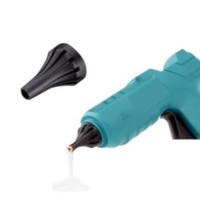 Клеєвий пістолет гарячий акумуляторний +2 АКБ 21V Li-ion Battery Glue Gun Синій