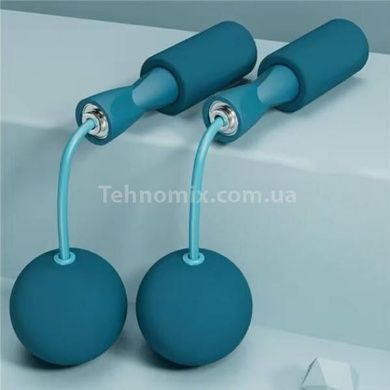 Скакалка з кулями обтяжувачами Синя