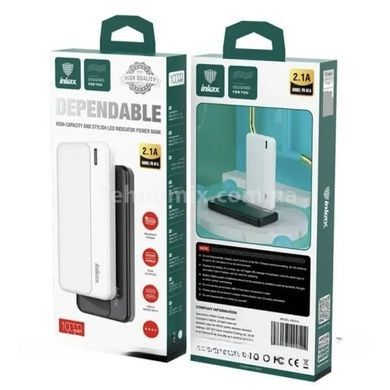 Power bank на два виходи 10000 mAh INKAX PB-01 Чорний