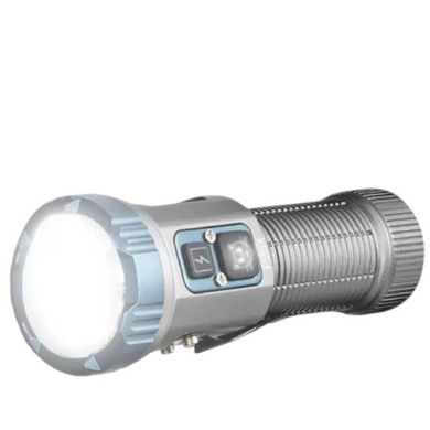 Ліхтар ручний акумуляторний YEMAO YM-F555X 5P35+4LED RED+BLUE Сірий