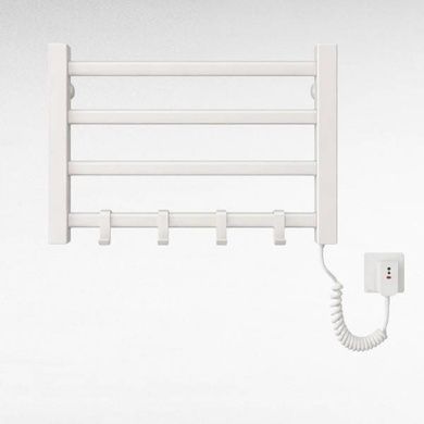 Рушник-сушитель металевий настінний 550х300х90мм 220V, 80W, 55&deg;CGN-7401-W Білий